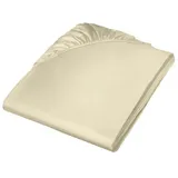 FLEURESSE Colours 009100 Mako-Satin 90 x 200 cm vanille