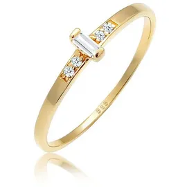Elli DIAMONDS Verlobungsring Verlobung Topas Diamant (0.02 ct) 585 Gelbgold goldfarben 54 mm
