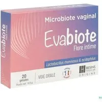 Evabiote Flore Intime, Gélule, complément alimentaire pour la flore intime, bt 20 Capsule(S) pc(s)