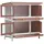 vidaXL Kleintierkäfig Kaninchenstall 45 x 90 x 45 cm braun