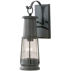 Chelsea Harbor Outdoor Wandleuchte Wolkengrau Feiss FE-CHELSEAHBR2