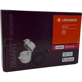 LEDVANCE Smart+ Outdoor Plug, ZigBee schaltbare Steckdose, für die Lichtsteuerung in Ihrem Smart Home, Direkt kompatibel mit Echo Plus und Echo Show (2. Gen.),