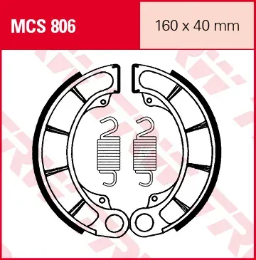 TRW Lucas Brake schoenen MCS806