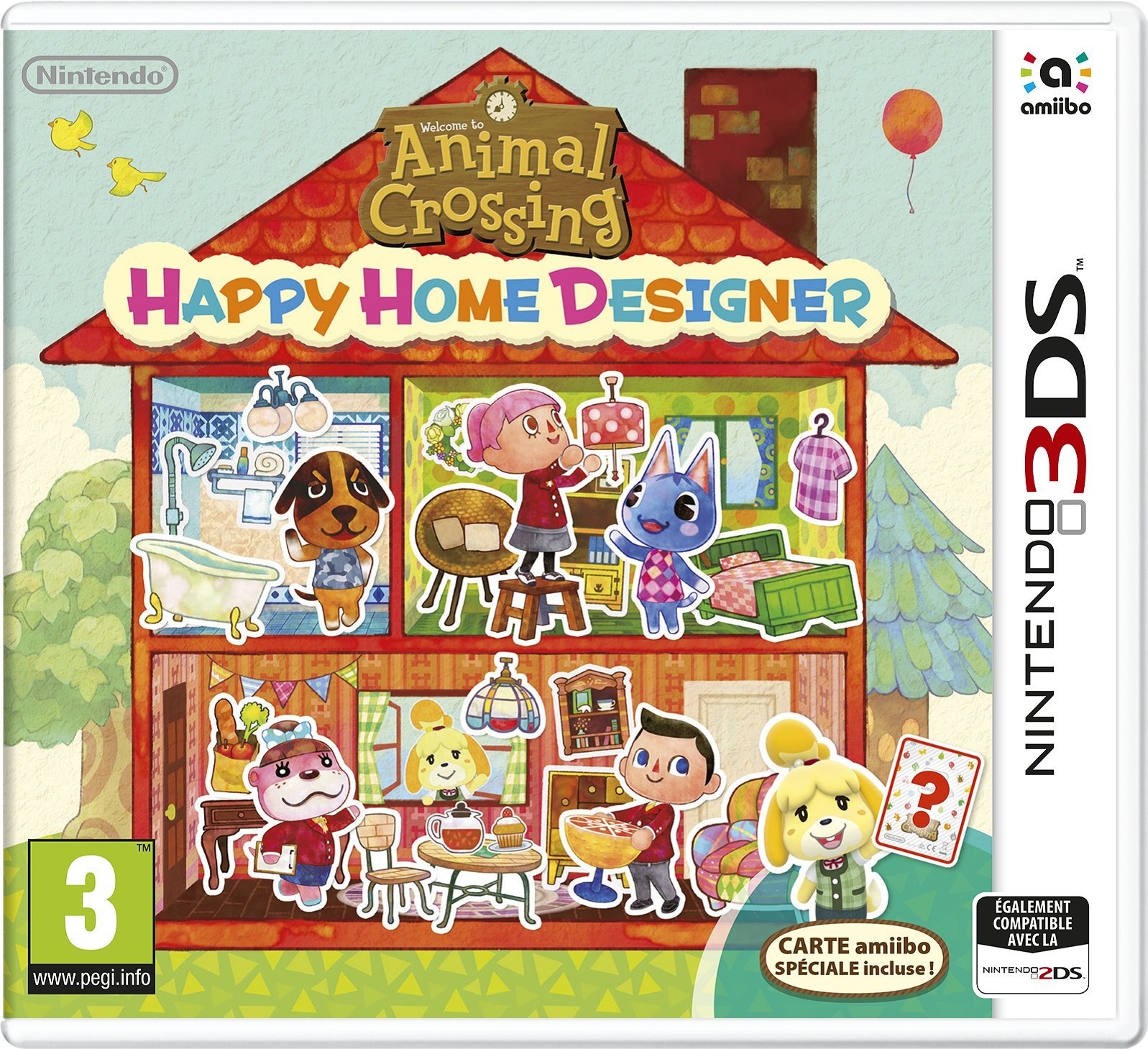 Animal Crossing : Happy Home Designer + 1 Carte Amiibo 'Animal Crossing'