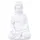 Relaxdays Buddha Figur 17,5 cm weiß