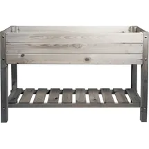 mgc24 Hochbeet Massiv L 118 x 40 x 78 cm Grau