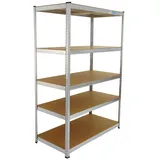 Trutzholm Schwerlastregal 180x120x60 cm 875 kg Traglast Lagerregal Kellerregal