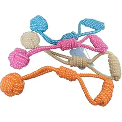 NUXIE Hundespielzeug Baumwolle Seil Tug 30cm
