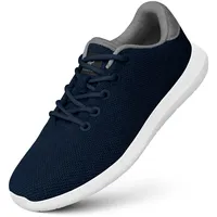 GIESSWEIN Merino Wool Knit Men - Atmungsaktive Herren Sneakers aus Merino Wool 3D Stretch, Sportliche Freizeitschuh, Barfuß- Schuhe - 42 EU