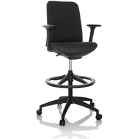 HJH Office Counterstuhl NESTORA WORK Stoff Arbeitsstuhl hoch, Drehstuhl