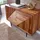 Wohnling Sideboard Sheesham massiv, 2 Fächer, 100x71x40 cm - rosenholz