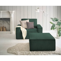 Home affaire Sessel »SHERWOOD«, Loveseat und Hocker im Set,