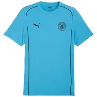 Puma Puma, Herren, Sportshirt, MCFC Casuals Tee (XL), Blau,