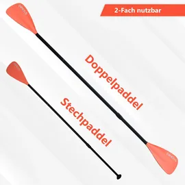 24move Doppelpaddel 230 cm rot
