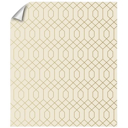mySPOTTI Vliestapete »Elly«, Scandi Design, beige/goldfarben, matt