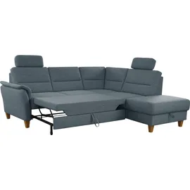 Home Affaire Ecksofa »Palmera L-Form«, Federkern, wahlweise mit Bettfunktion und mit/ohne Stauraum