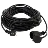 Verlängerungskabel Außen 25 m H05RR-F 3G1,5 mm2, schwarz, Gummi