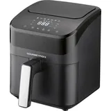 GOURMETmaxx Heißluftfritteuse 4L Airfryer mit Timer & Touchscreen | Fritteuse mit vielseitigen Funktionen & Programmen | Energiesparend frittieren, nahezu ohne Öl | Minibackofen - 1400 W