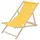 ECD Germany Sonnenliege 100 x 83 x 100 cm Gelb