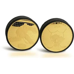 Offizielle Puck-Gedenkprägung zur IIHF Eishockey-Weltmeisterschaft