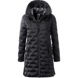 LPO Wattierte lange Steppjacke MARA - Da., black 900 (36)