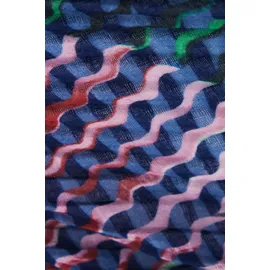DESIGUAL Rechteckiger Foulard Bluestrip Rectangle Blue U