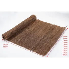 MC.Sammler Sichtschutzmatte 140 x 500 cm Beige Weide