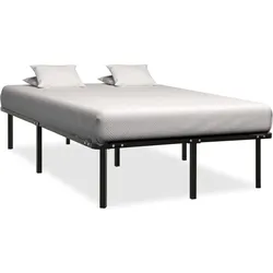 Bett Schwarz Metall 120x200 cm