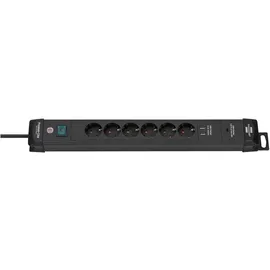 Brennenstuhl Premium-Line 6-fach 3 m schwarz