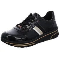 Ara Shoes ARA Damen Sapporo Sneaker, Schwarz, 37.5 EU Weit