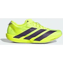 adidas Adizero Adios 9 Laufschuhe Herren - Solar Yellow - Aurora Plum / Powder Plum - 43 1/3