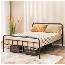 Costway Metallbett Bettrahmen für 200 x 160 cm Matratze