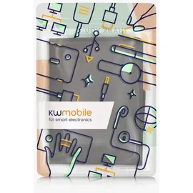 kwmobile Hülle kompatibel mit Ninja CREAMi - Küchenmaschine Staubschutz Abdeckhaube - Staubhaube in Dunkelgrau