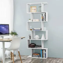 VASAGLE Bücherregal 70 x 24 x 190,5 cm Weiß