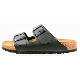 Birkenstock Arizona Naturleder schmal schwarz 41