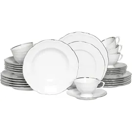 CreaTable Maria Theresia Kombiservice 30-tlg. platin
