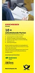Deutsche Post Briefmarken 2,65 € Auslieferung gegen Empfangsbestätigung DE Selbstklebend 10 Stück