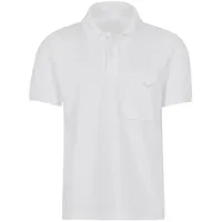 Trigema Poloshirt »TRIGEMA Polohemd mit Brusttasche« Trigema weiss