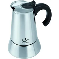 Jata jat300cax106 Espressokocher, 6 Tassen, Silber