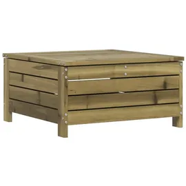 vidaXL Gartenhocker 63,5 x 32 x 0 cm braun/grün 1 St.