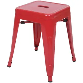 MCW Hocker A73 Metall 39 x 46 x 39 cm Rot