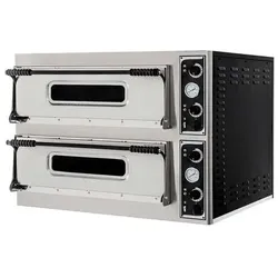 Gastro Pizzaofen Backofen Pizza Flammkuchen 400V 975 x 920 x 745mm 2 Kammern