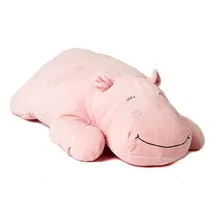 Uni-Toys Plüsch-Kissen Nilpferd 56 x 0 cm Rosa