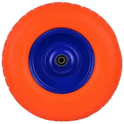 Schubkarrenrad Polyurethan 4.00-6 PU orange 2279