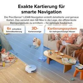 Roborock Q8 Max Weiß