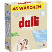 DALLI Sensitiv Waschmittelpulver, 48WL, 3,12kg