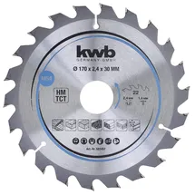 KWB Kreissägeblatt 170 x 30 mm 1