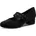 Mary Jane Kleiner Absatz Vegan Black Textile 39