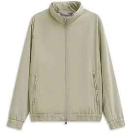 Bugatti Blouson "Regular Fit", Herren, Gr. 54, 130, moos, 100% Polyester, unifarben, regular fit, Bündchen, Jacken Blouson, mit Stehkragen & Stretch-Funktion