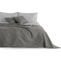 DecoKing Tagesdecke 77108 240 x 260 cm Stahl anthrazit